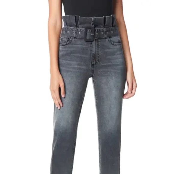 Sam Edelman Dani Ruffle-Waist Jeans